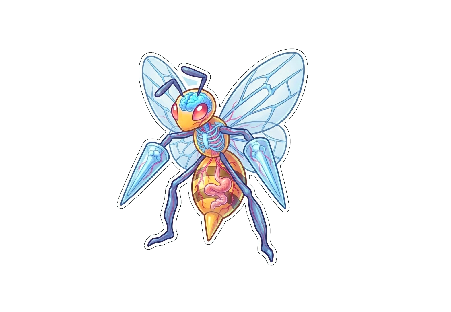 Diaphonized Pokemon Anatomy Stickers