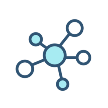 Icon representing a network system