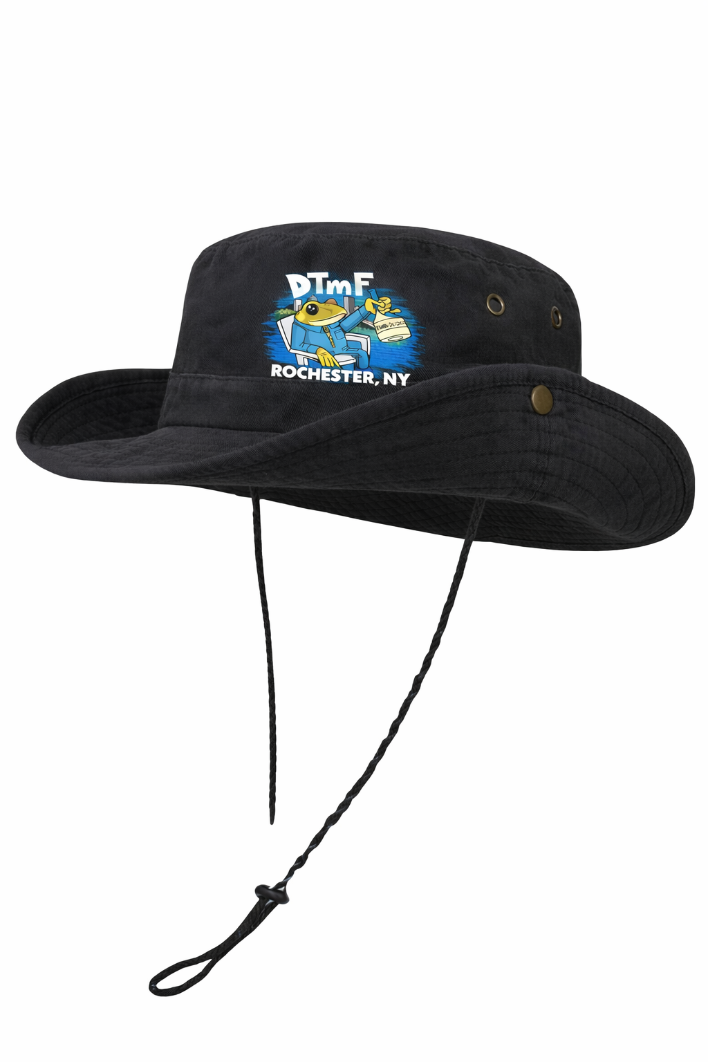 Cotton Embroidered DTMF Fisherman Hats