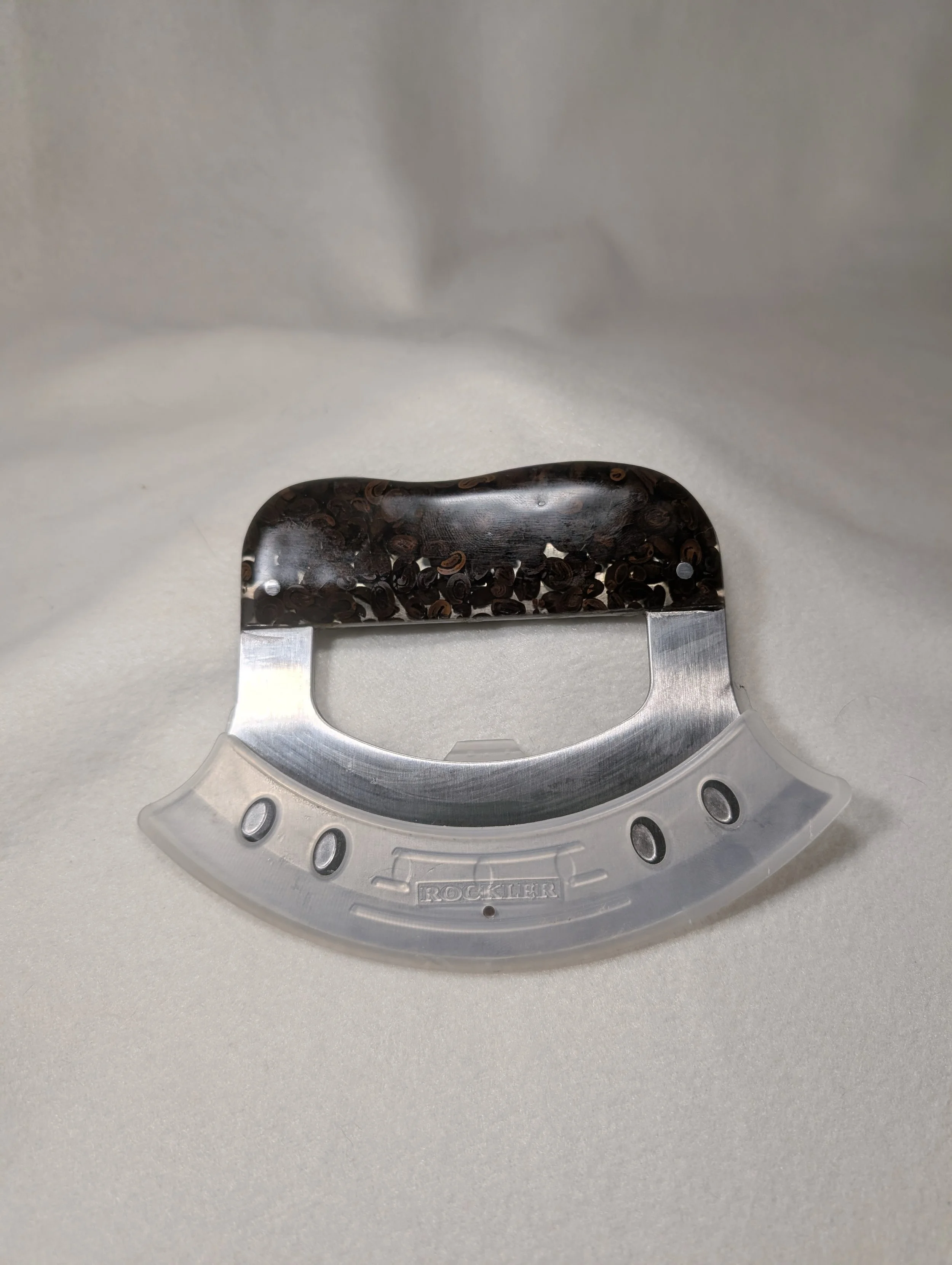 Coffee Bean Resin Ulu Knife