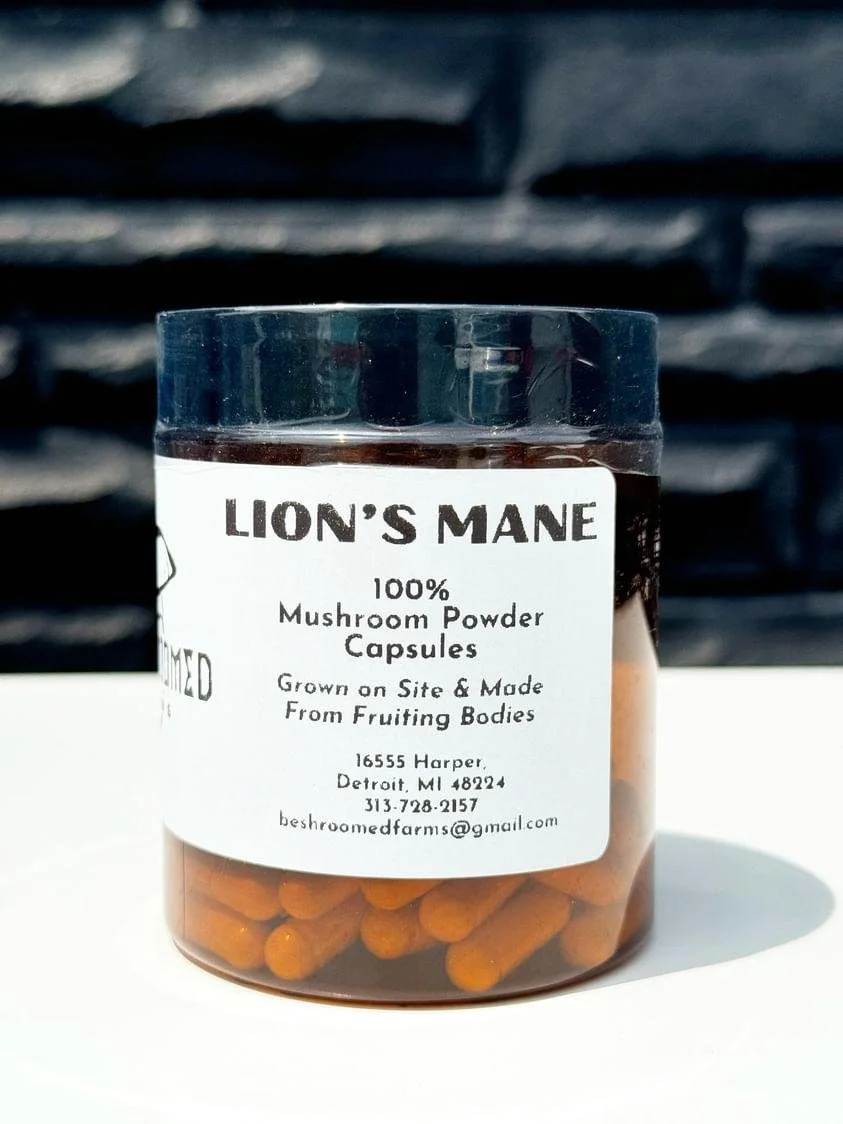 Lion's Mane Mushroom Powder Capsules