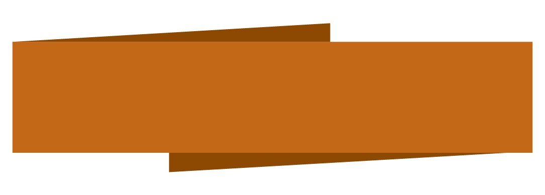 A large orange truck with green trees and a cloudy sky in the background.