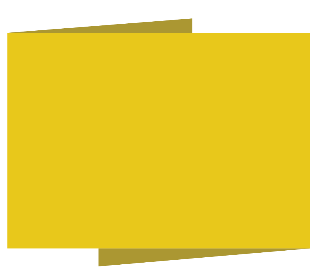 Three yellow folders with black borders, arranged with slight overlap.