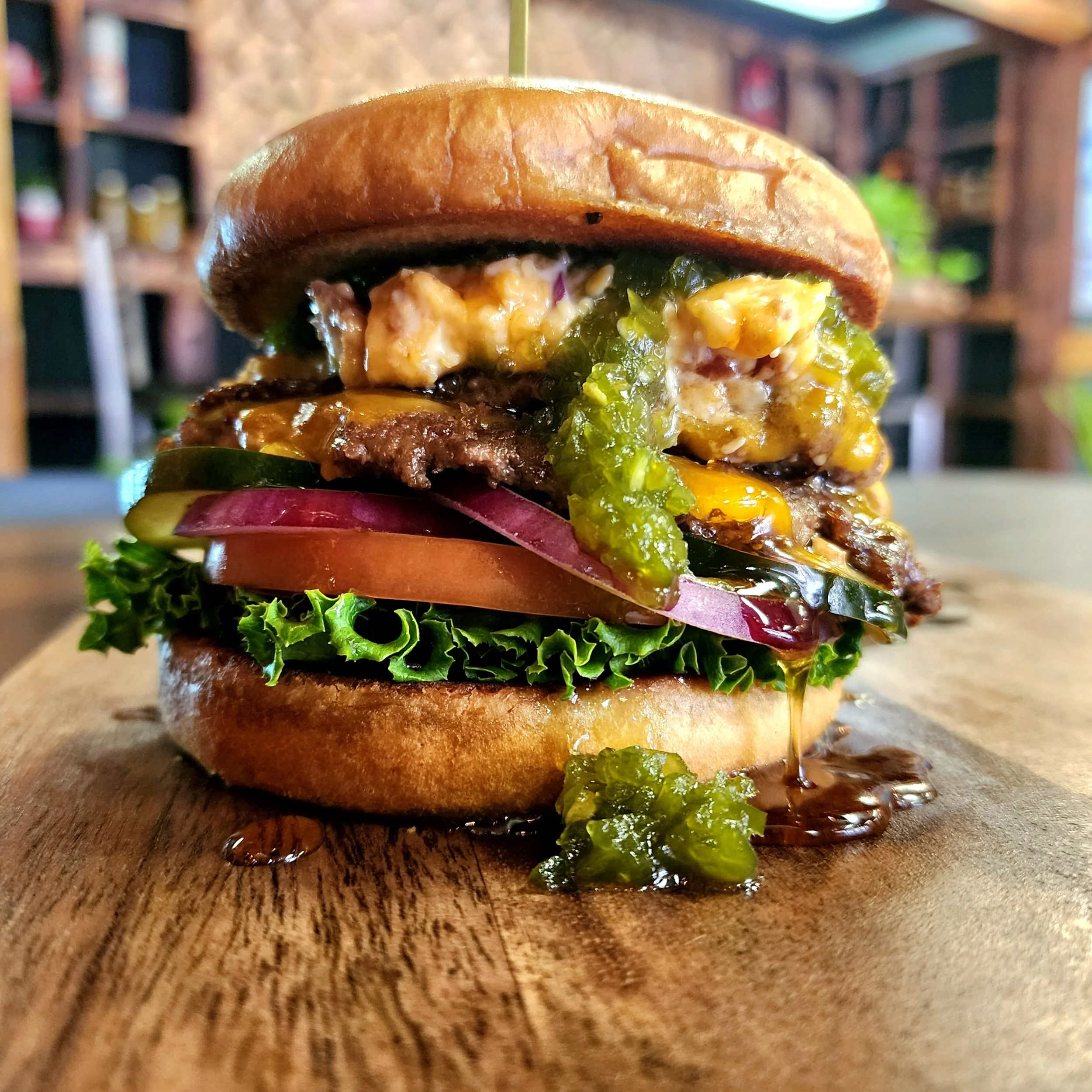 "Hot Mess" - House Made Pimento Cheese, Jalapeno Relish, & Hot Honey