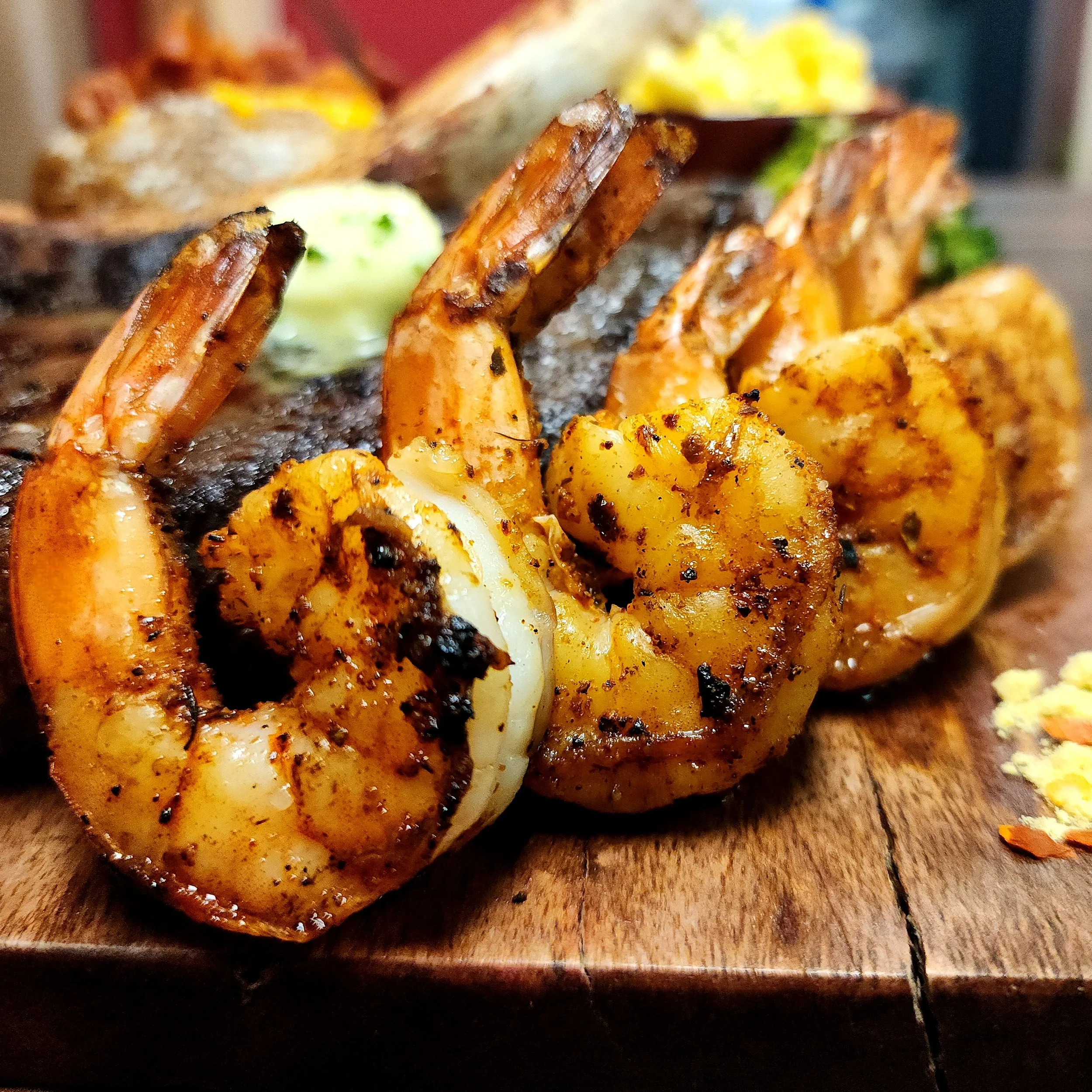 Blackened Gulf Shrimp.