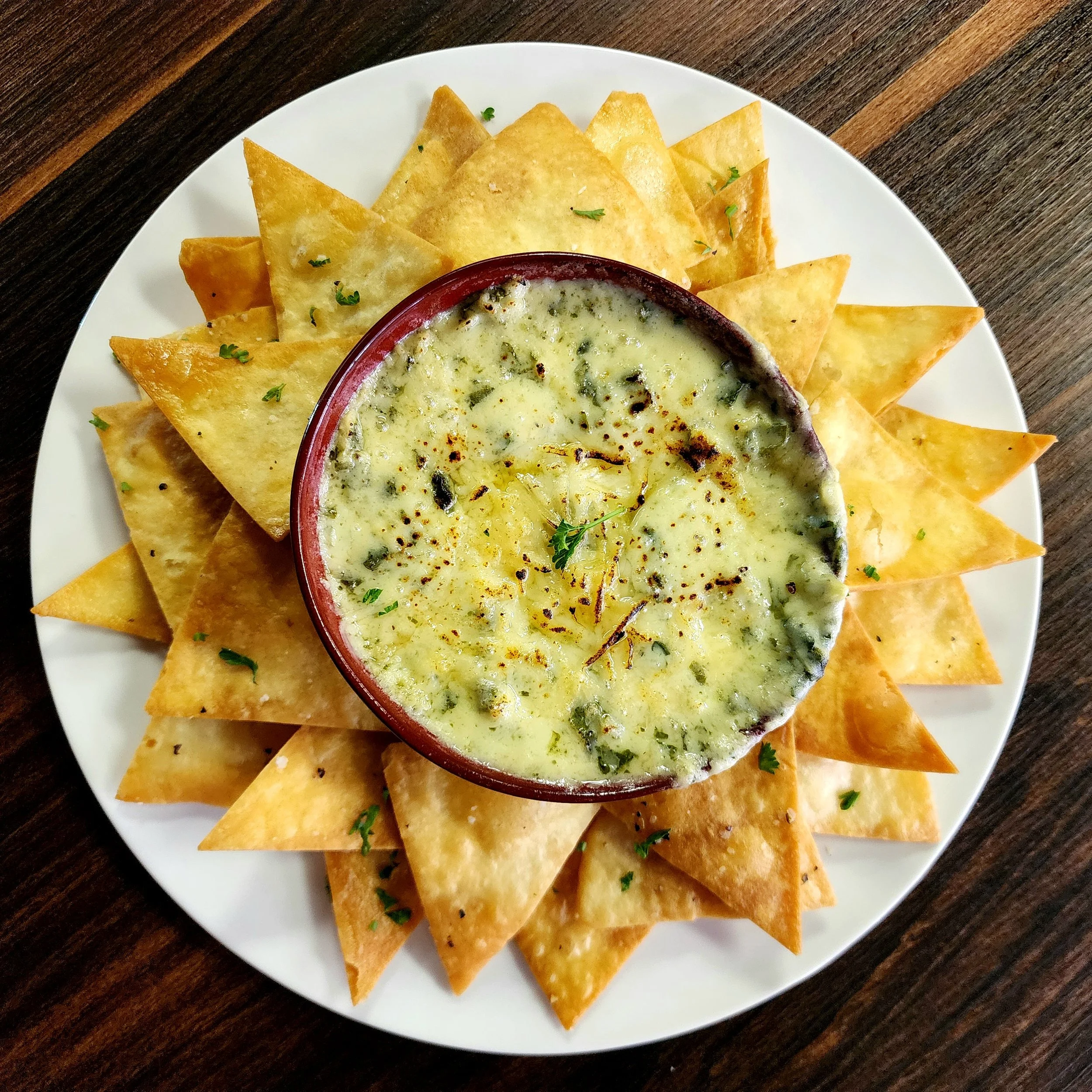 Smoked Spinach & Artichoke Dip.