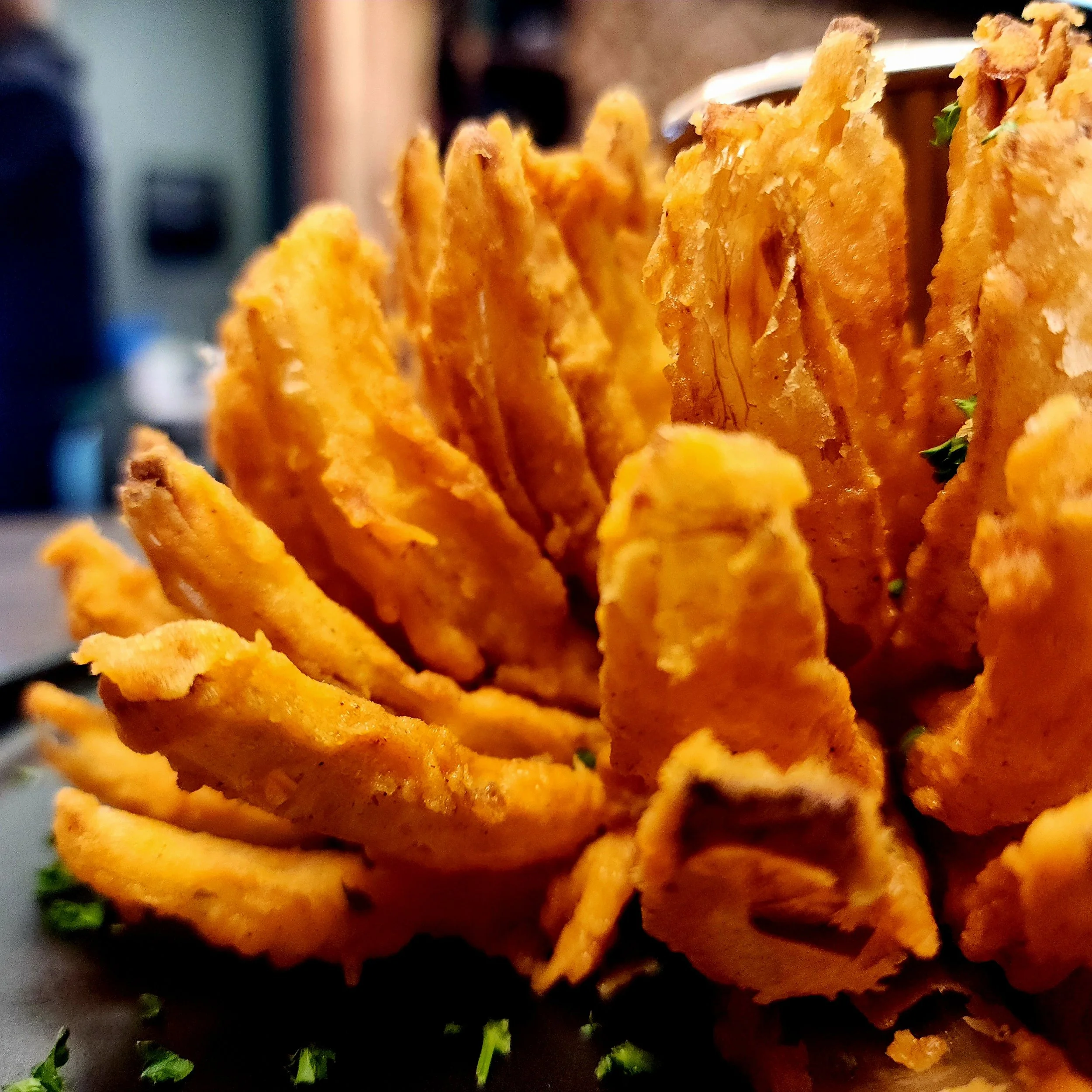Crispy Vidalia Blossom. 