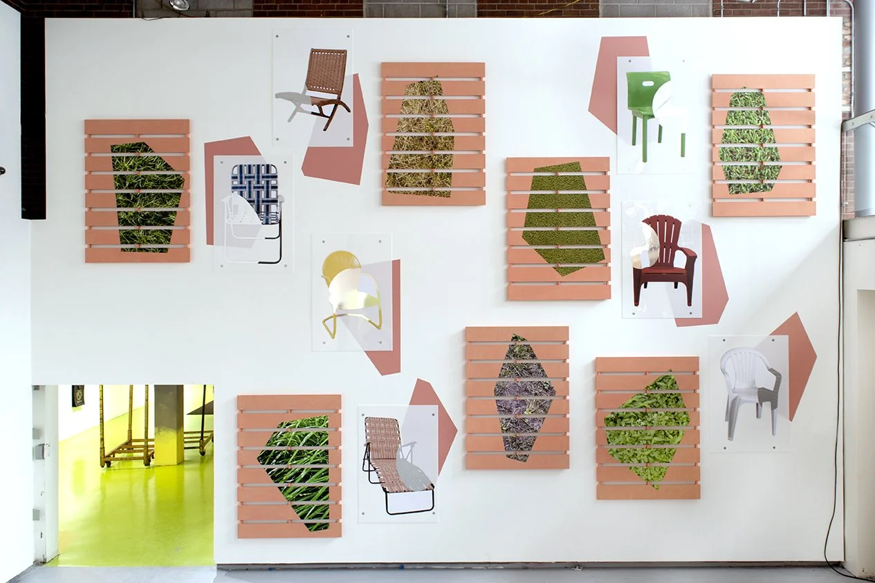 Sitting Pretty (w/Allison Lacher), installed for the Hyde Park Art Center Gala (2018)