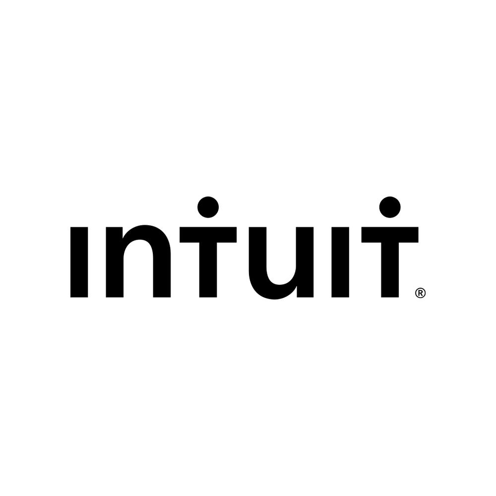 The word 'intuit' written in bold black letters on a white background.
