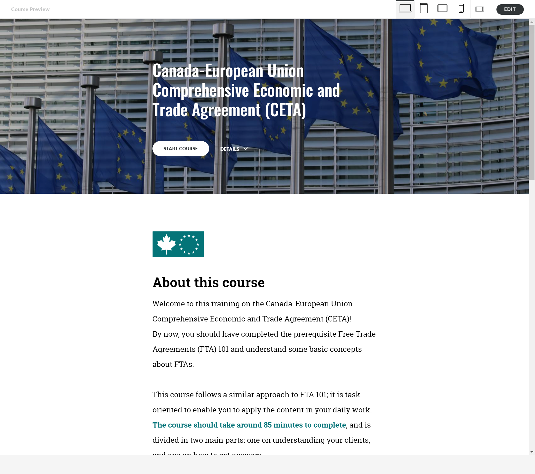 Flags of the European Union flying outside a building with a modern glass exterior