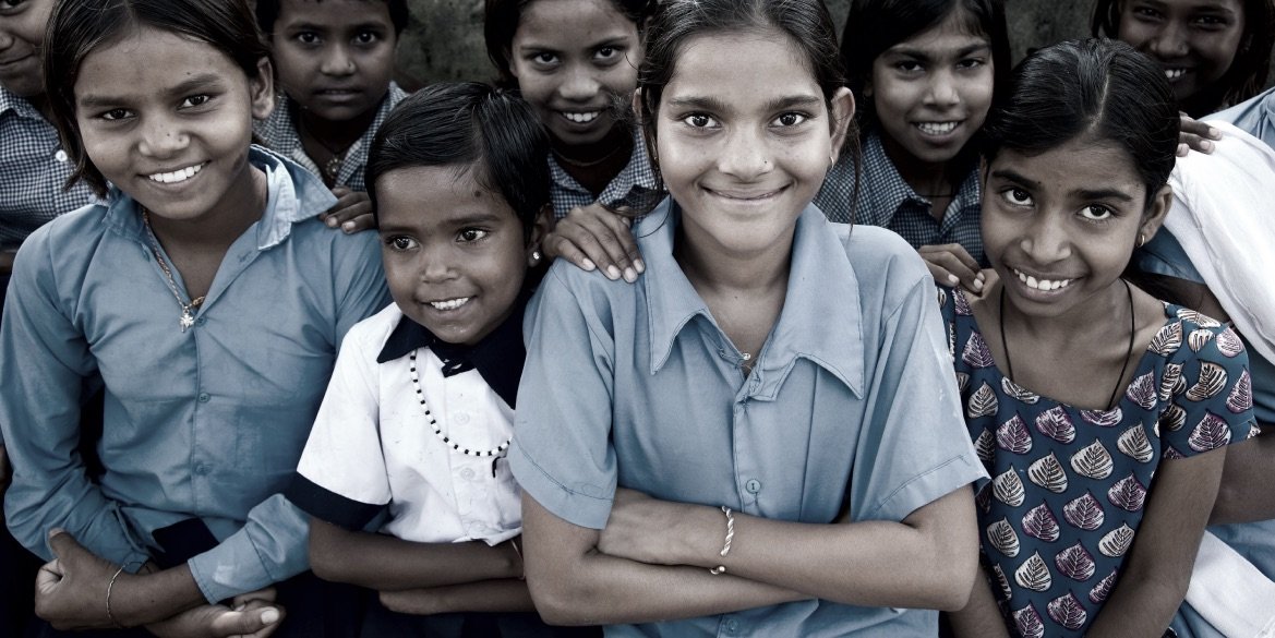 group of young girls