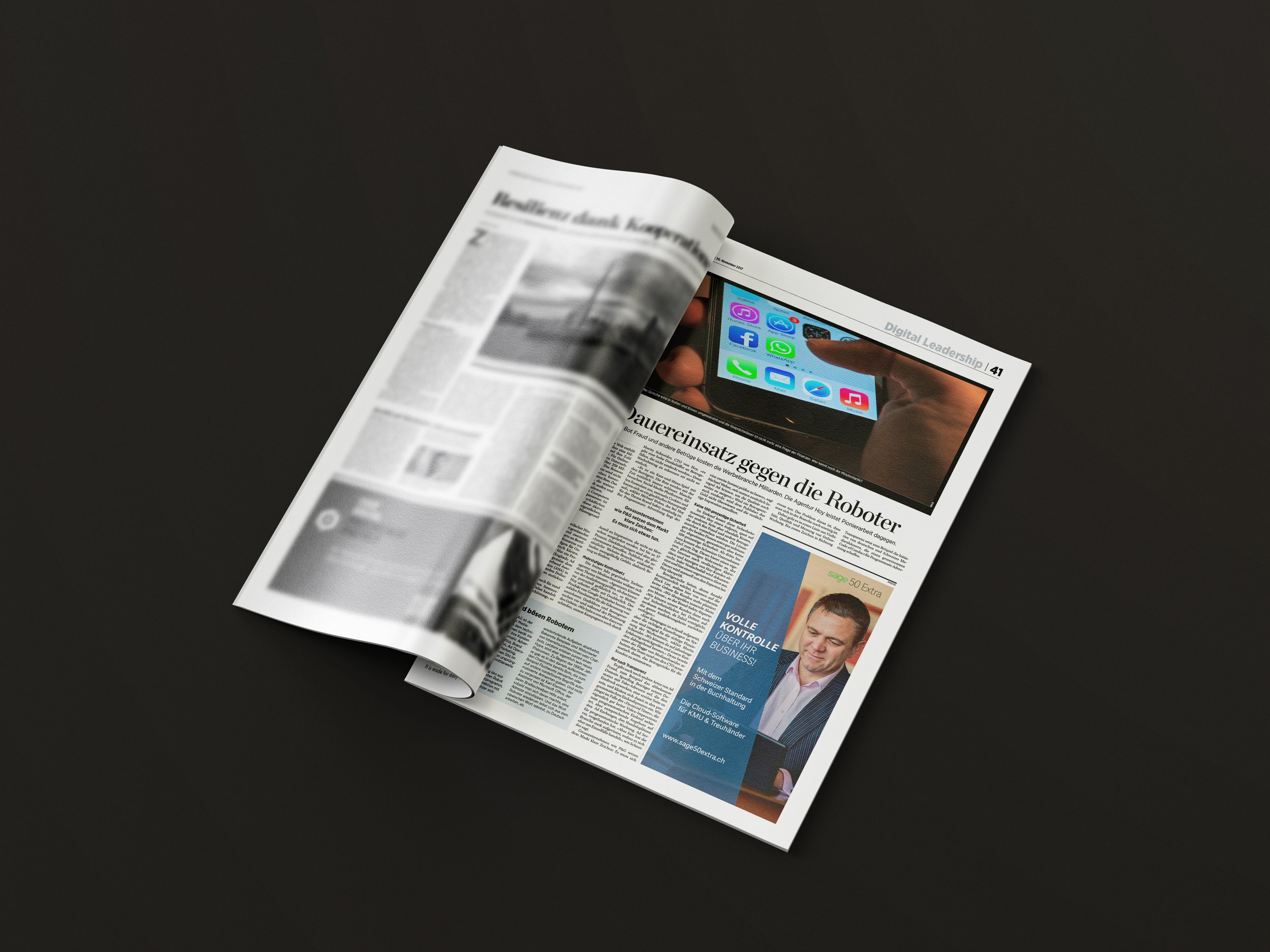 PR, Interview – Handelszeitung, Hoy