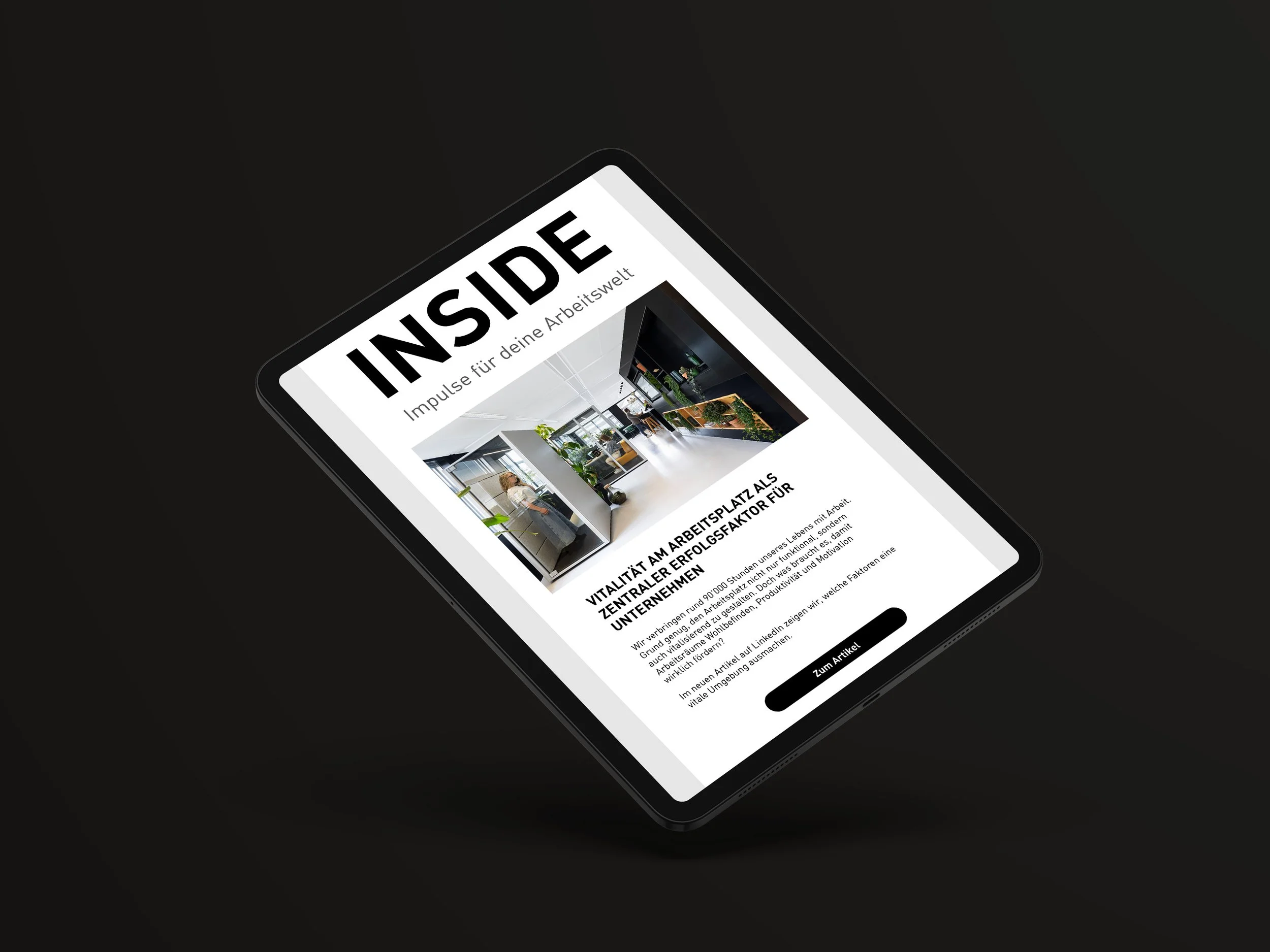 Newsletter  – Witzig The Office Company