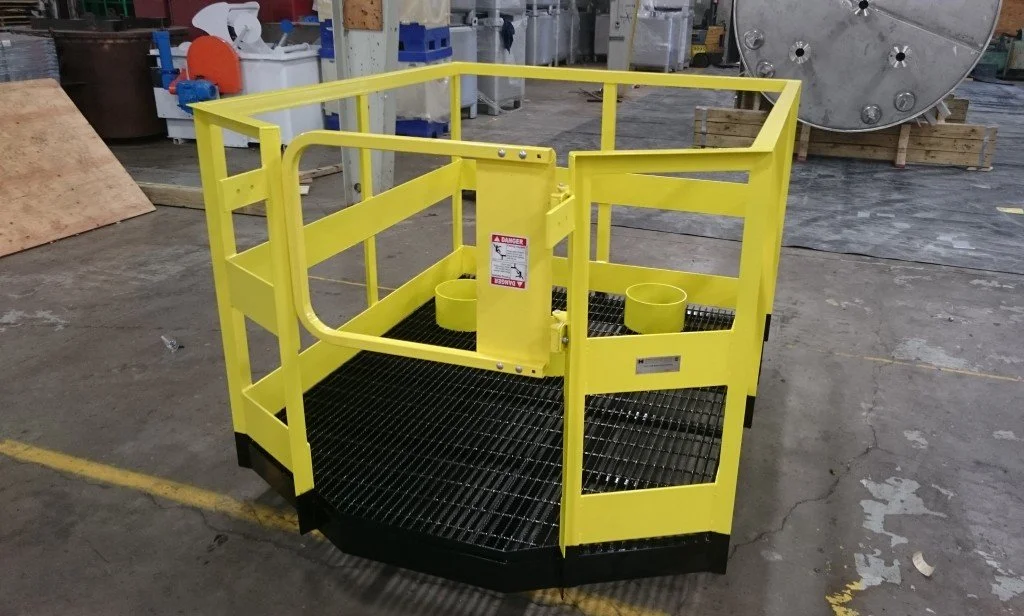 Hawman Container Services - Custom Structural Steel Projects - Personnel access platform for automotive parts plant - Structural Steel  2.jpg