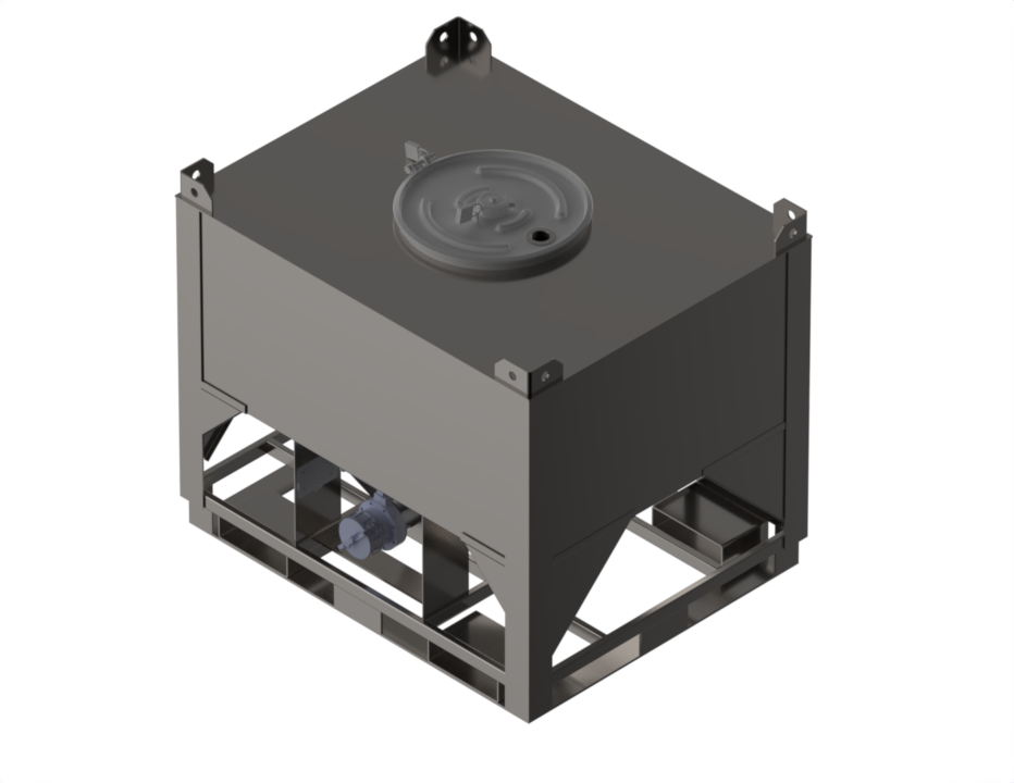 Hawman Container Services - Emulsion IBC Tote Tank - Metal IBC Tote 09 S1338 EMULSION TOTE ISOMETRIC.png