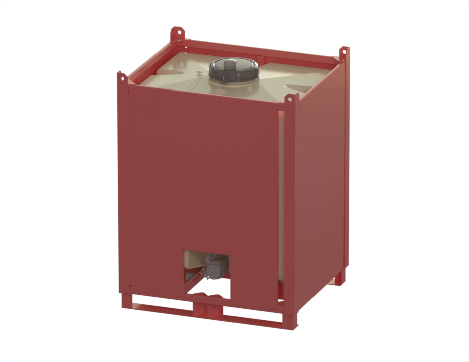 Hawman Container Services - Composite IBC Totes (Polyethylene IBC) P1200 - Thermal Tote P1200SS-TT- DIAMETRIC.png