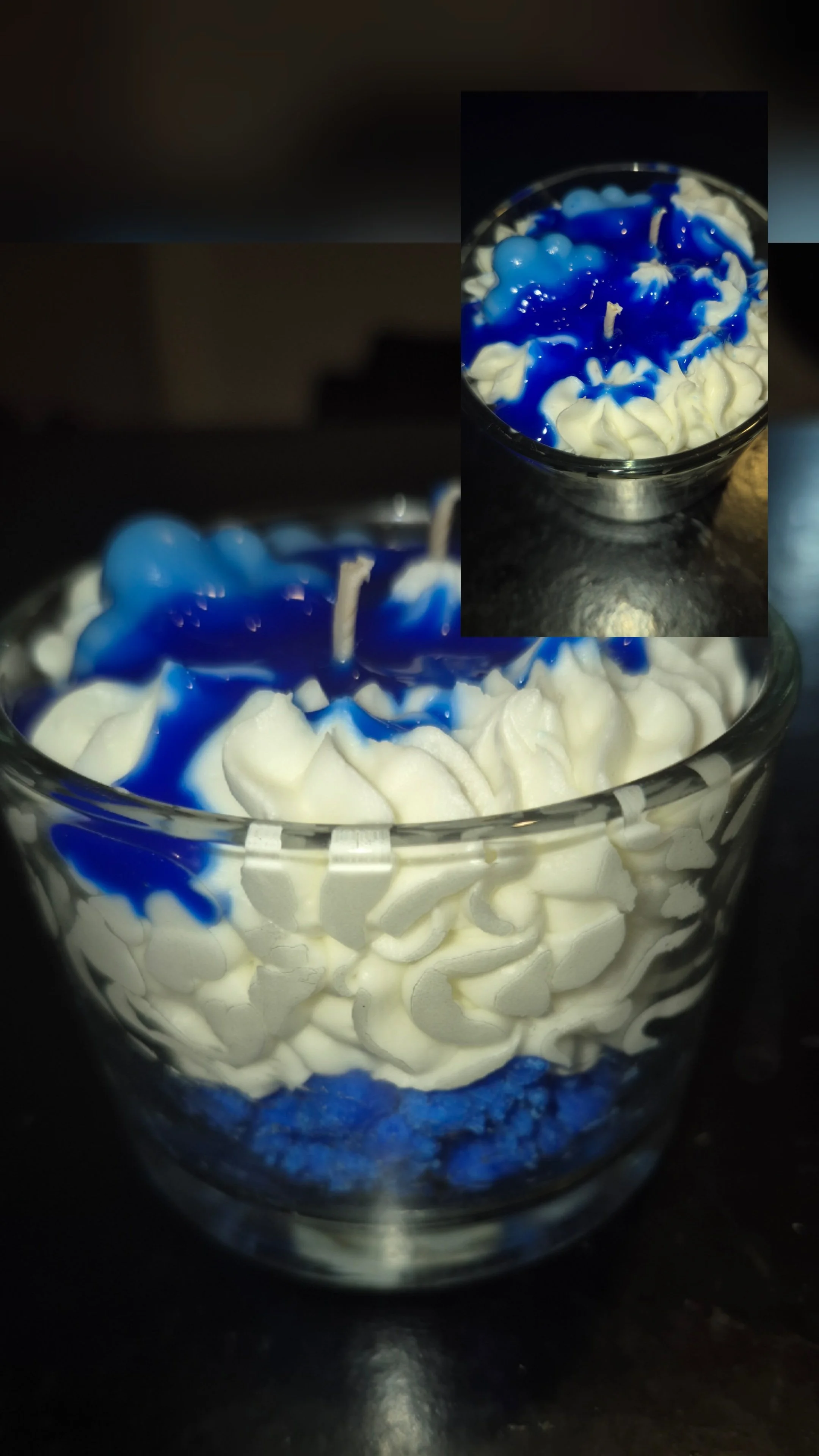 Μεγάλο ποτήρι με άρωμα Vanilla Cream, με σχέδιο μικρό μπλέ συννεφάκι και σιρόπι από πάνω.

Δυνατότητα χρήσης διαφορετικού αρώματος

Κωδικός είδους: VC001