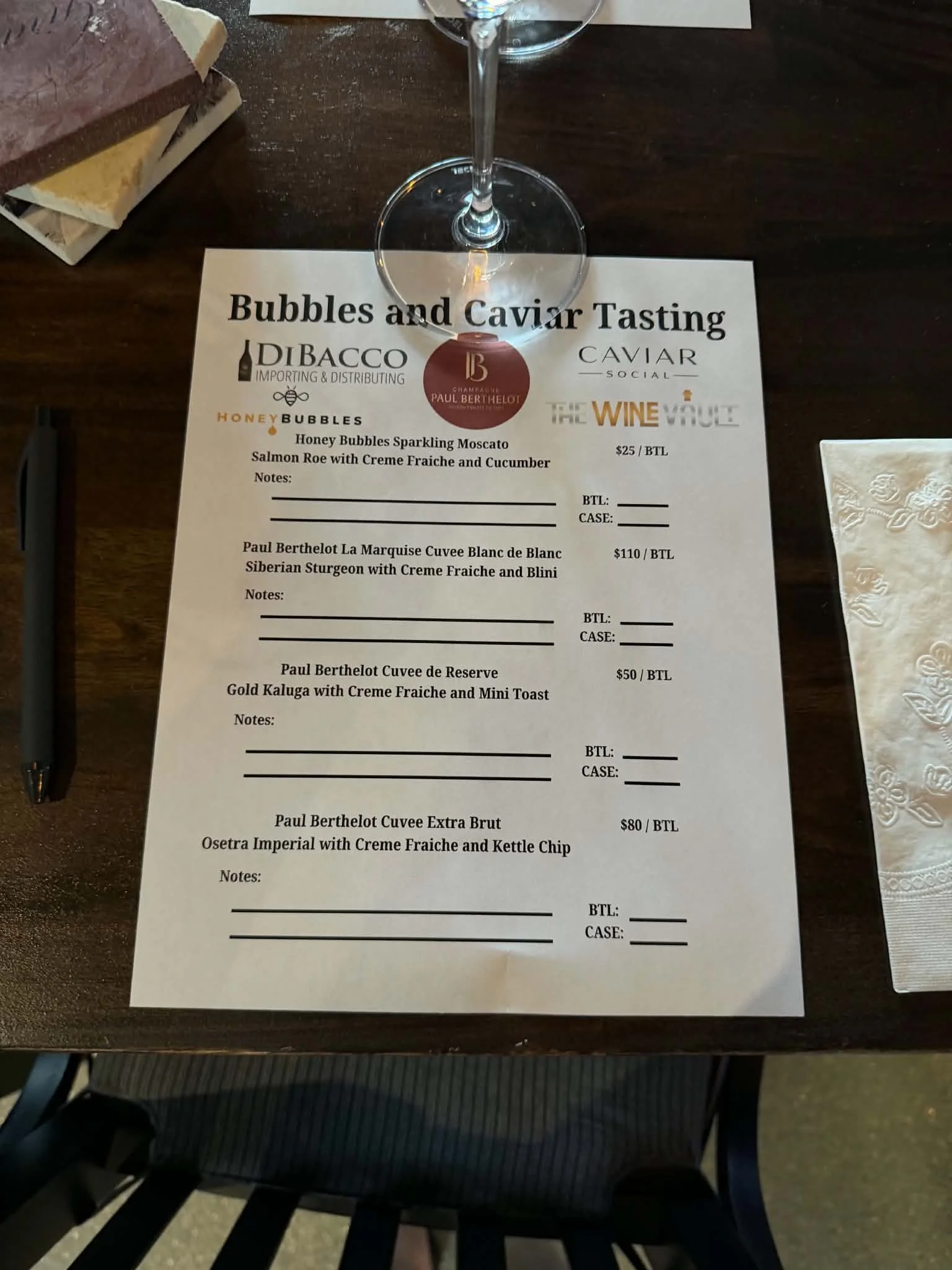 Bubbles &amp; Caviar: An Evening of Perfect Pairings at The Wine Vault