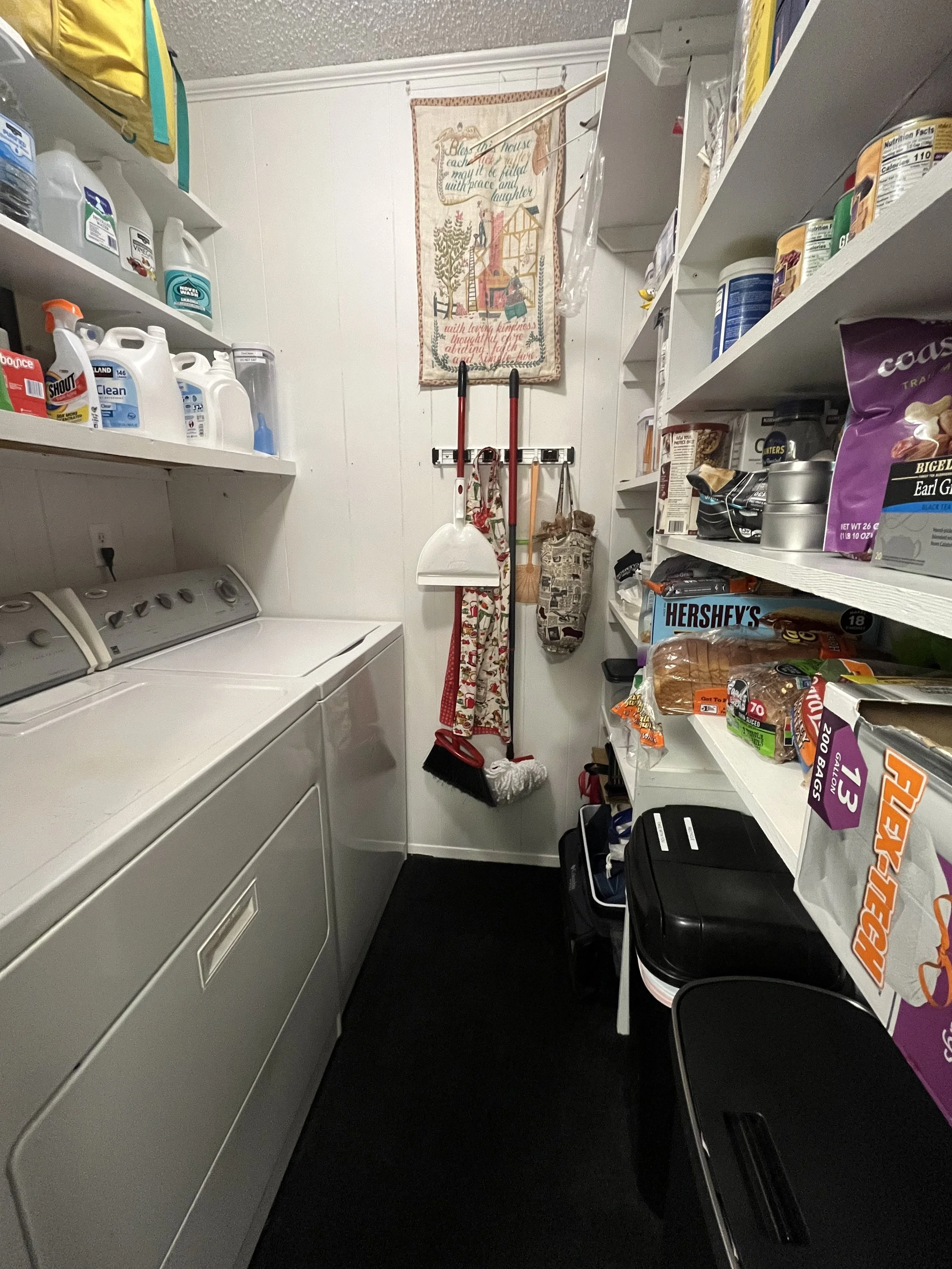Upstairs - Pantry & Laundry Room