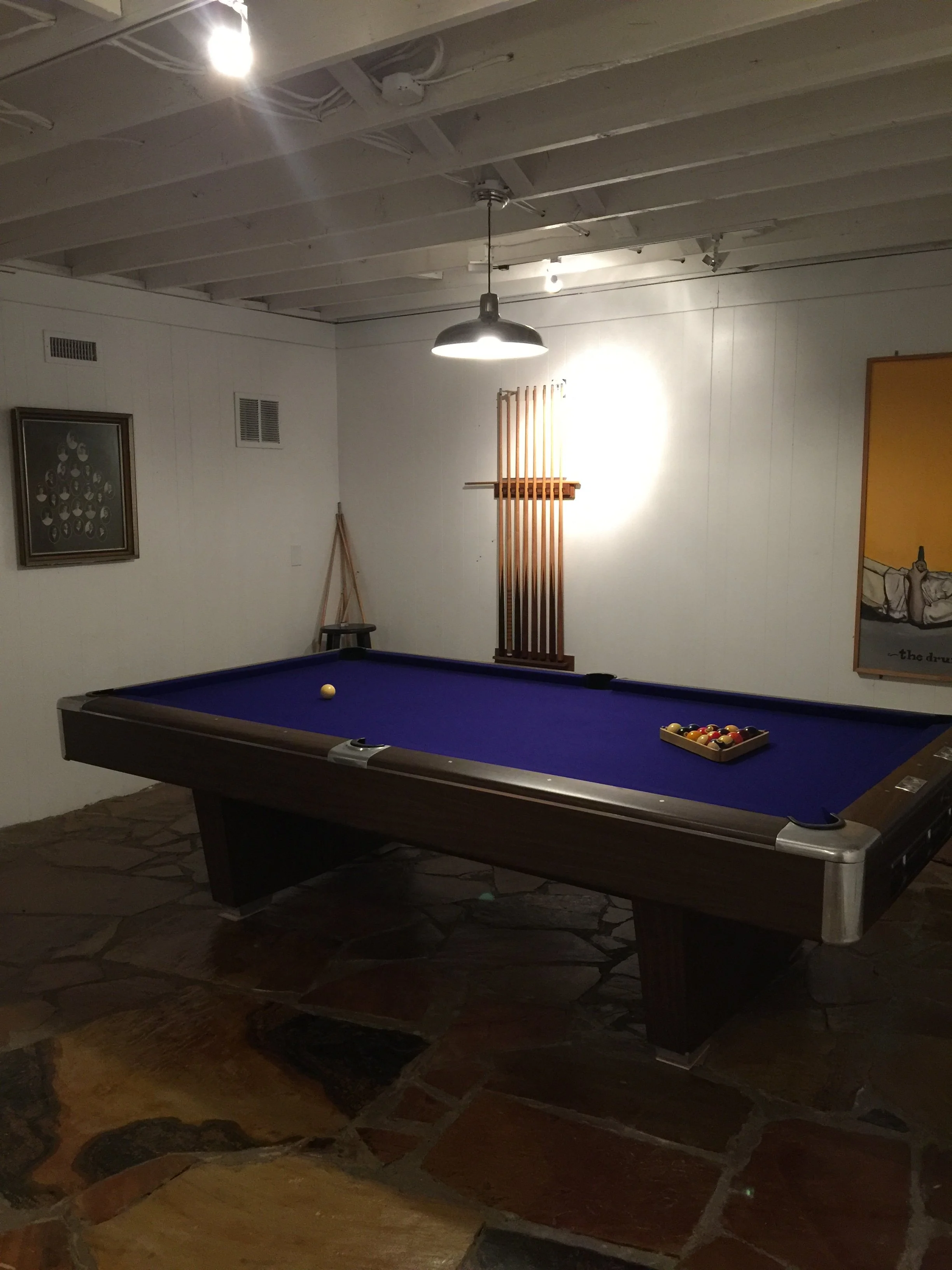 Downstairs - Pool Table