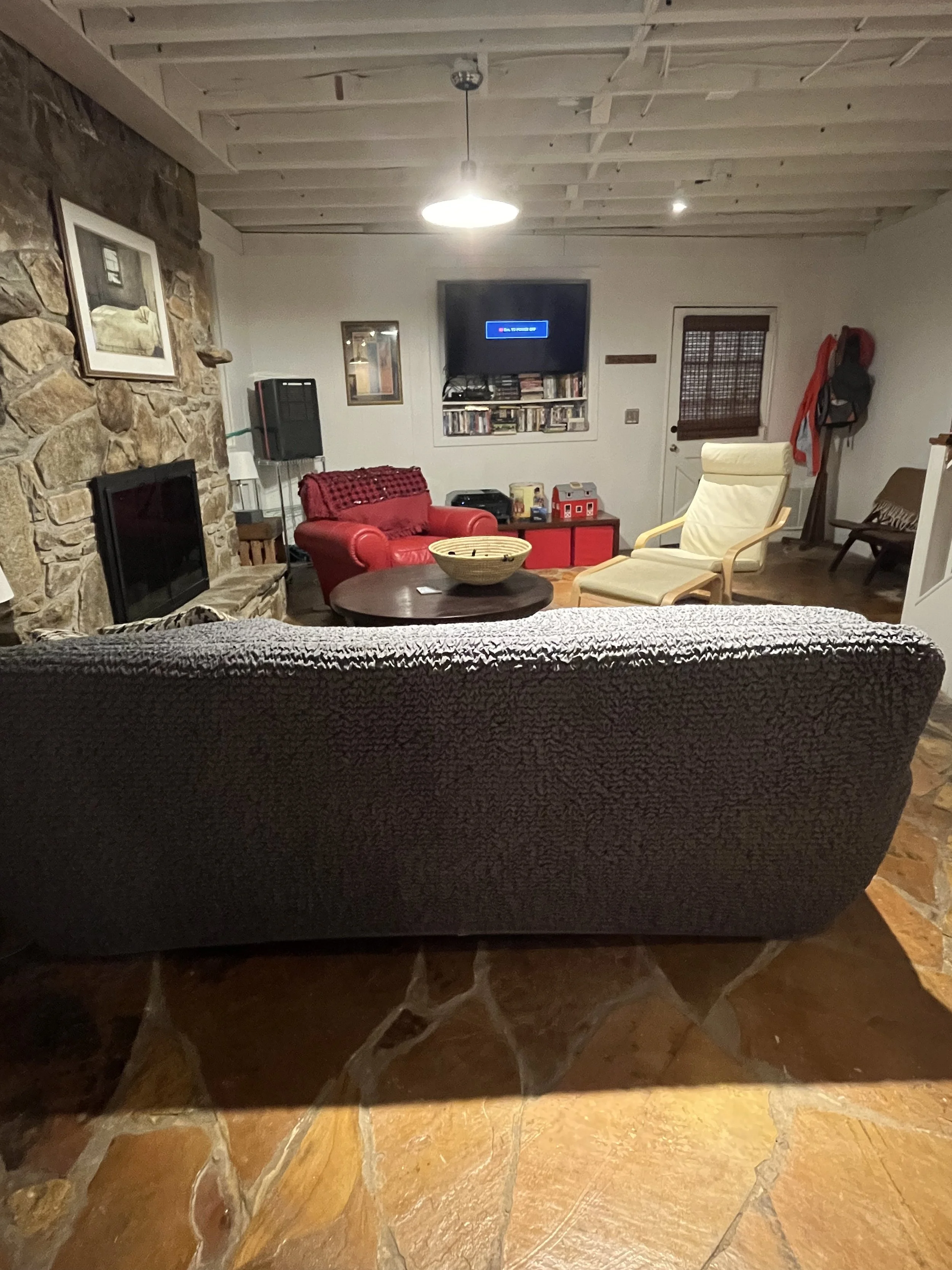 Downstairs - TV Area