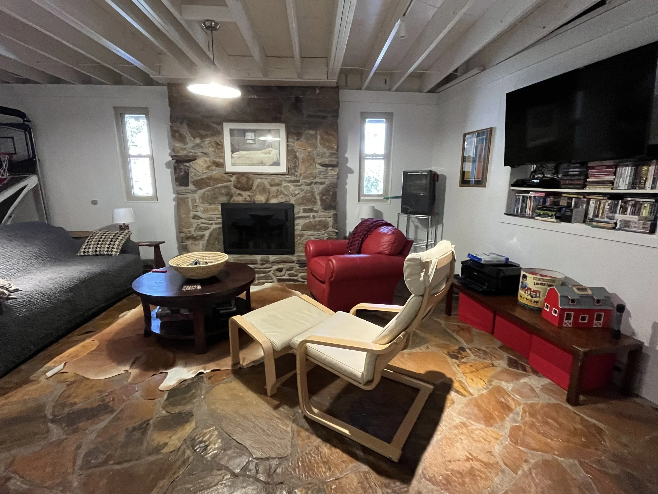 Downstairs - TV Area