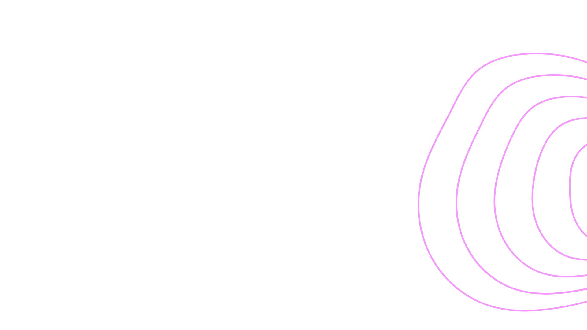 Black background with purple concentric curved lines on the right side and white text saying "Meet Your New Best Friend" on the left side.