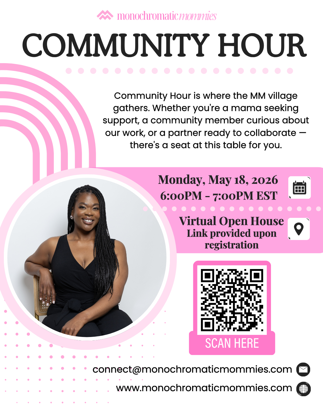 Monochromatic Mommies: Community Hour