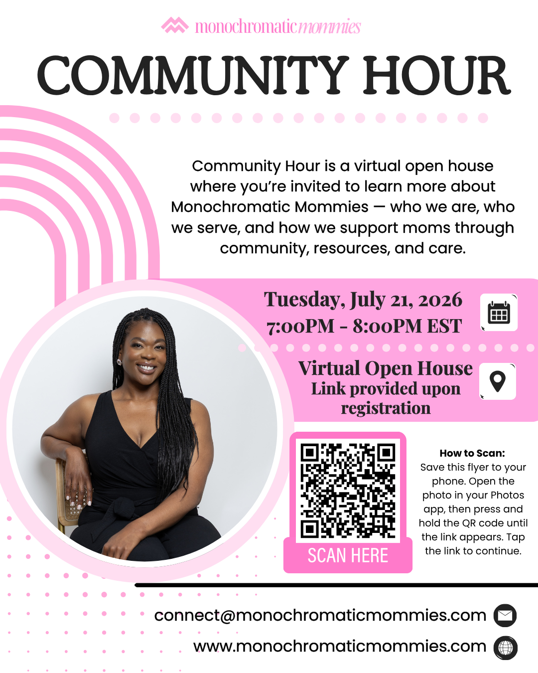 Community Hour: Monochromatic Mommies Open House
