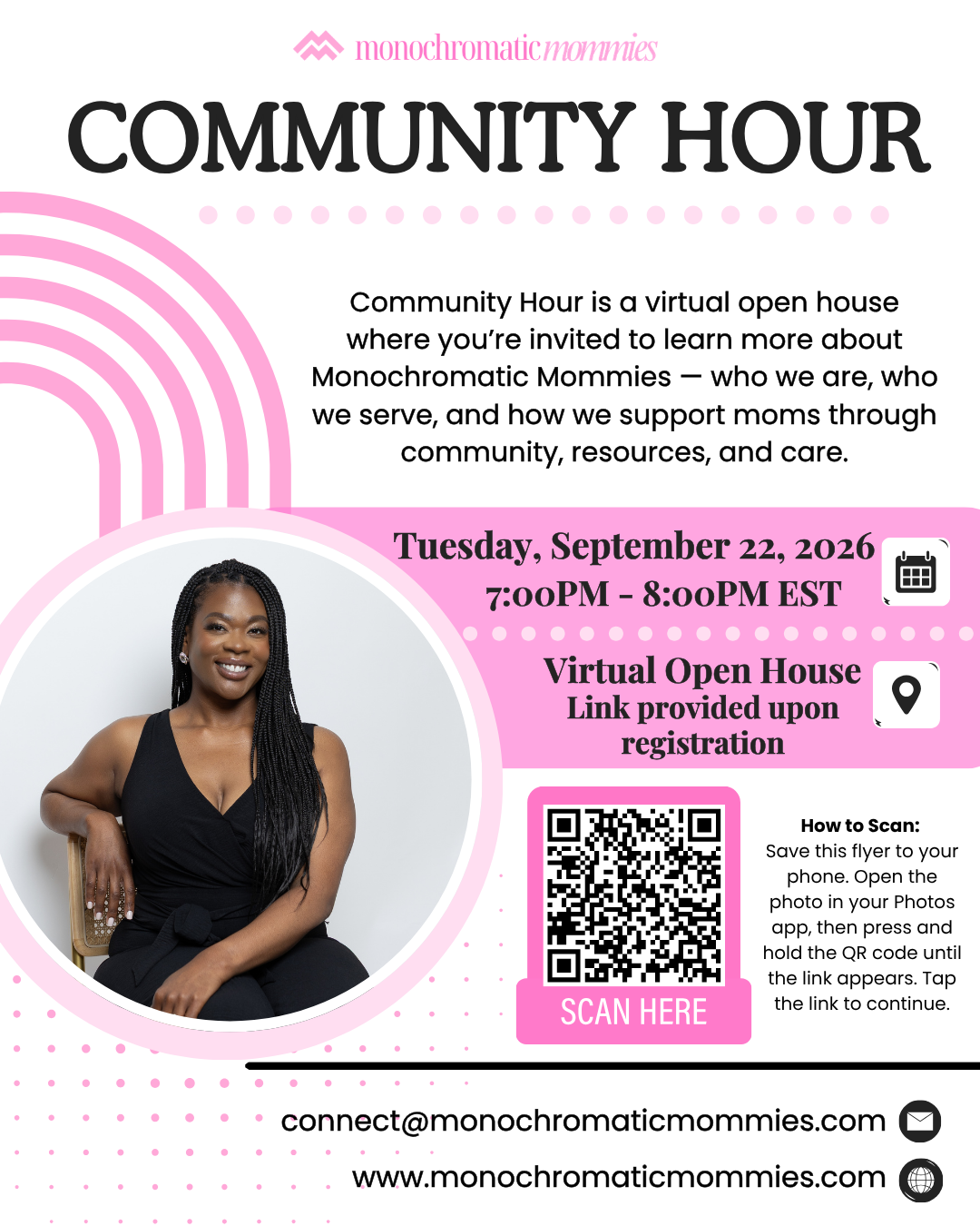 Community Hour: Monochromatic Mommies Open House