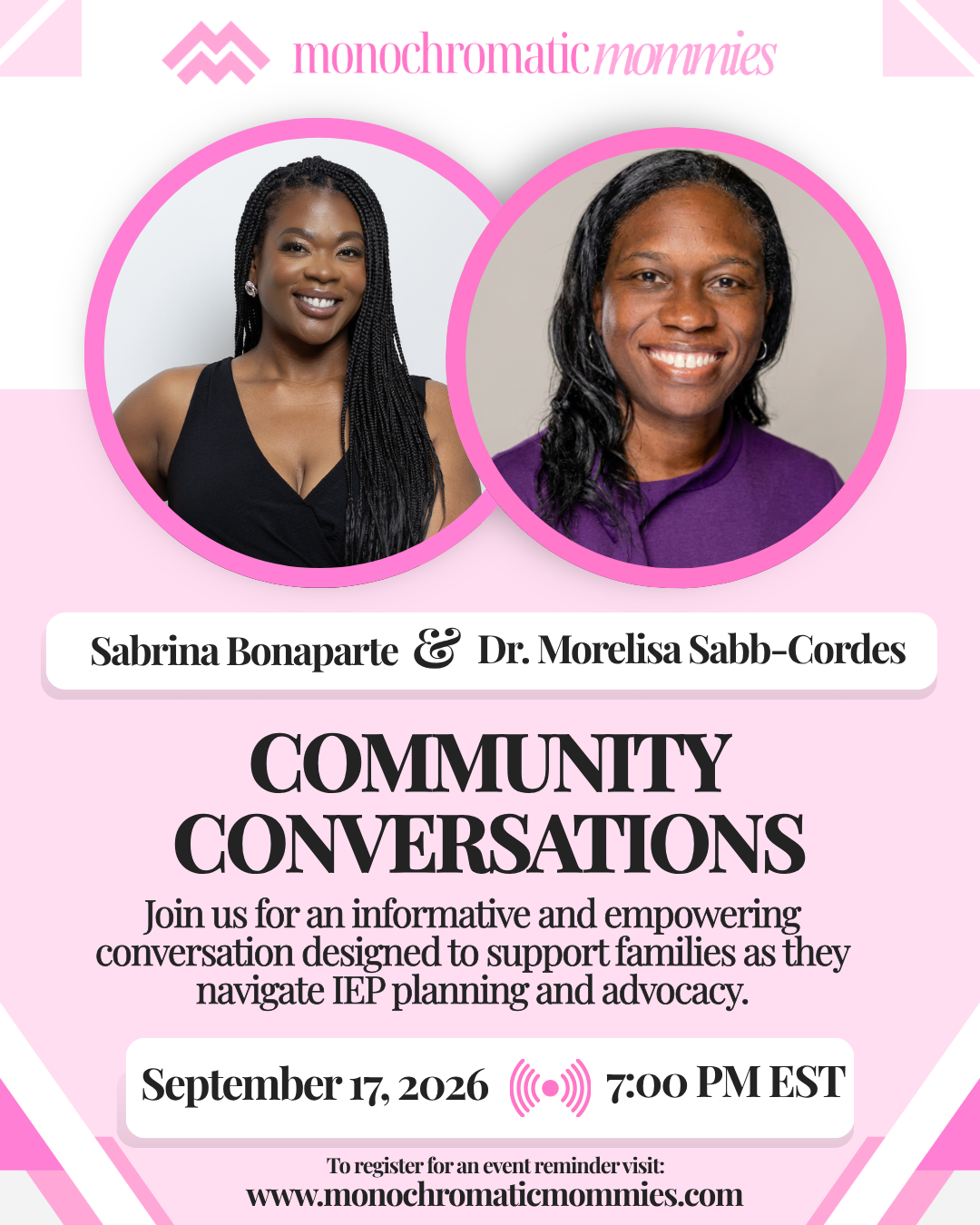 Community Conversations: Empowering Families Through IEP Knowledge, Advocacy &amp; Support