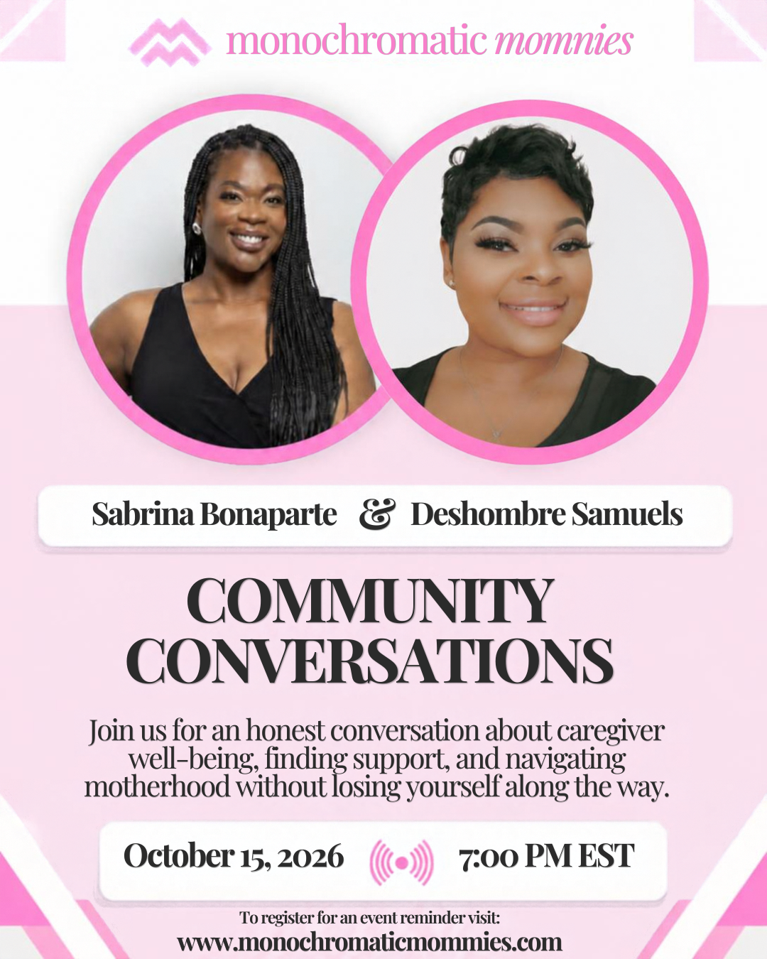 Community Conversations: Caregiver Well-Being with Deshombre Samuels