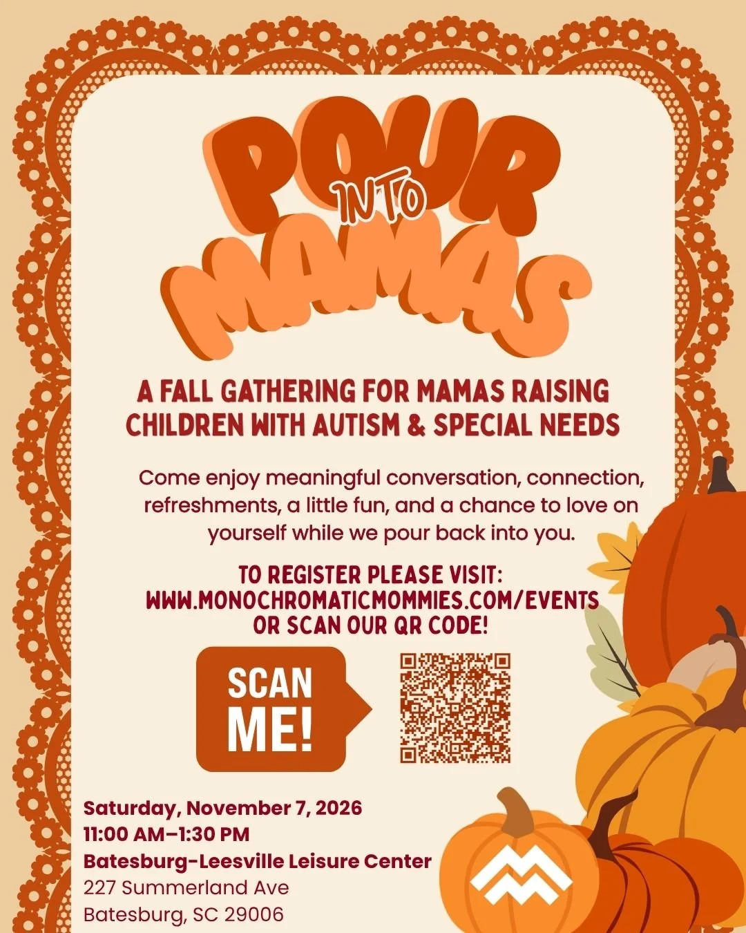 Pour Into Mamas - A Fall Gathering for Mamas