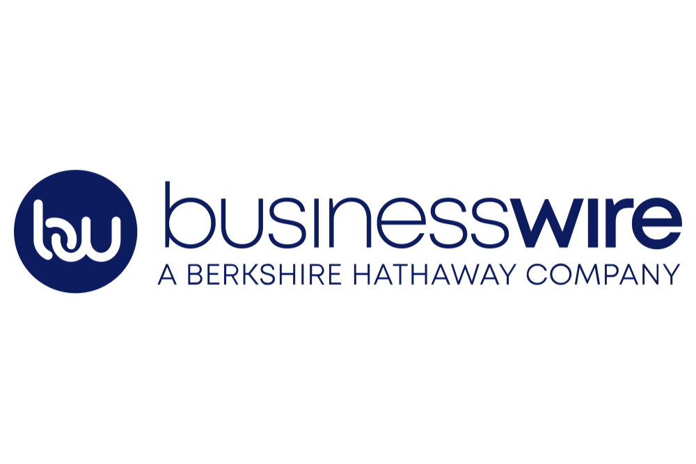 BusinessWire logo with blue text and a circular symbol containing the letters 'b' and 'w', and the tagline 'A Berkshire Hathaway Company'.