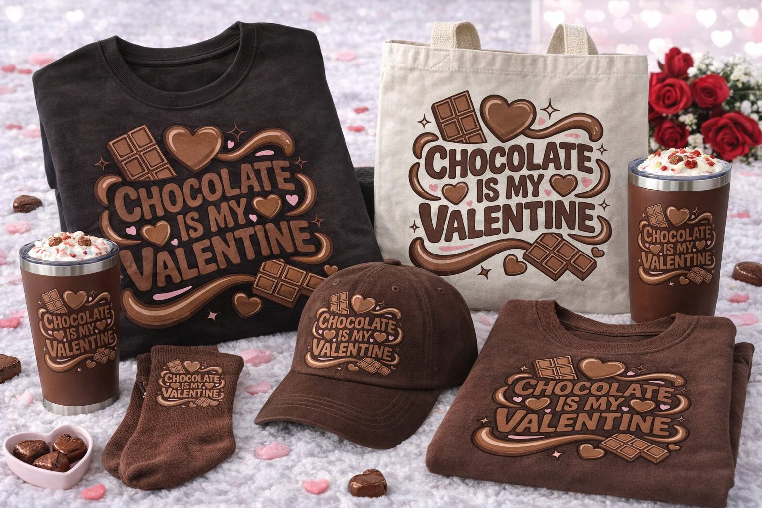 Custom Valentine's Day gift set