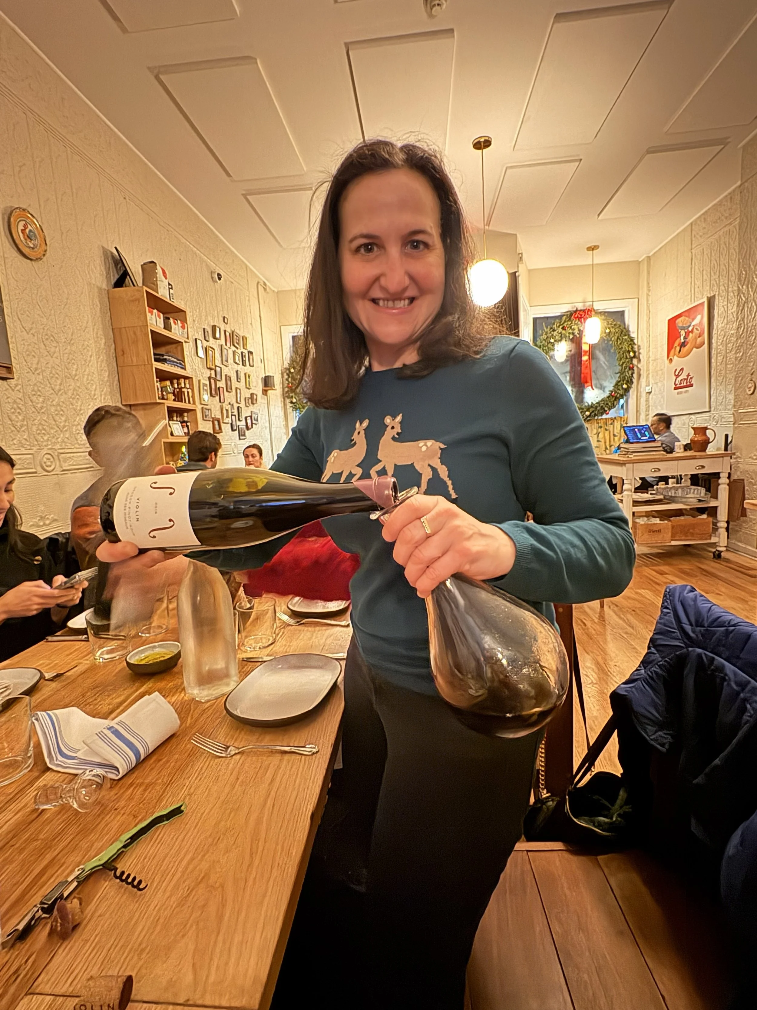 WSET III decanting aged wine