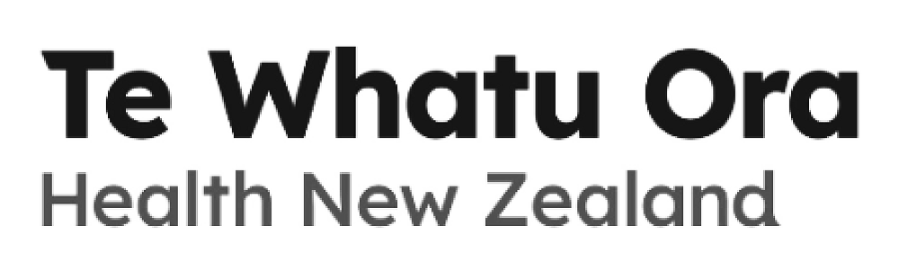 Te Whatu Ora Logo with black and gray text