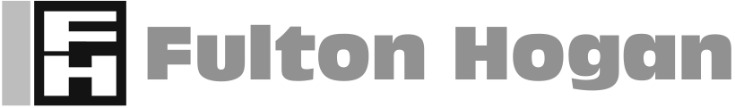 Fulton Hogan logo with black and gray text on a white background.