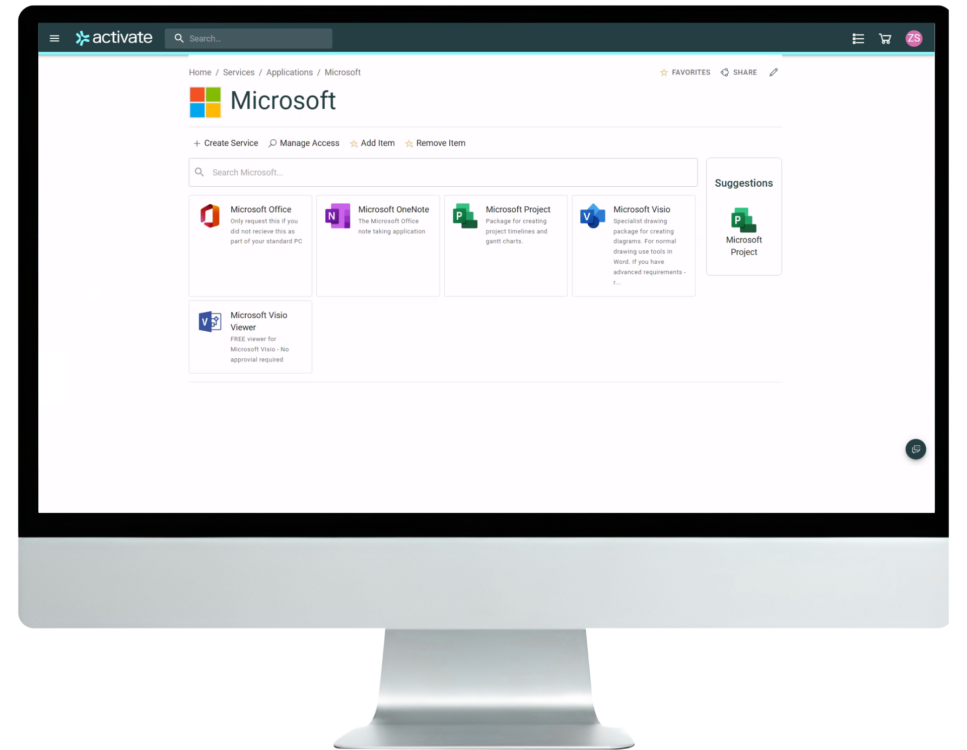 Computer monitor displaying a screenshot of Active Identity Automation Platform