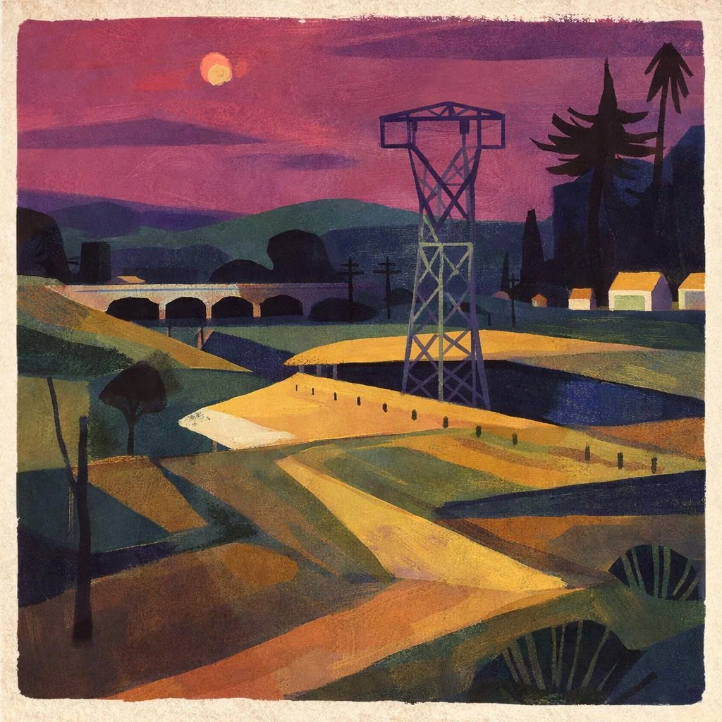 San Joaquin Valley No. 1  (2025) — Mixed media work