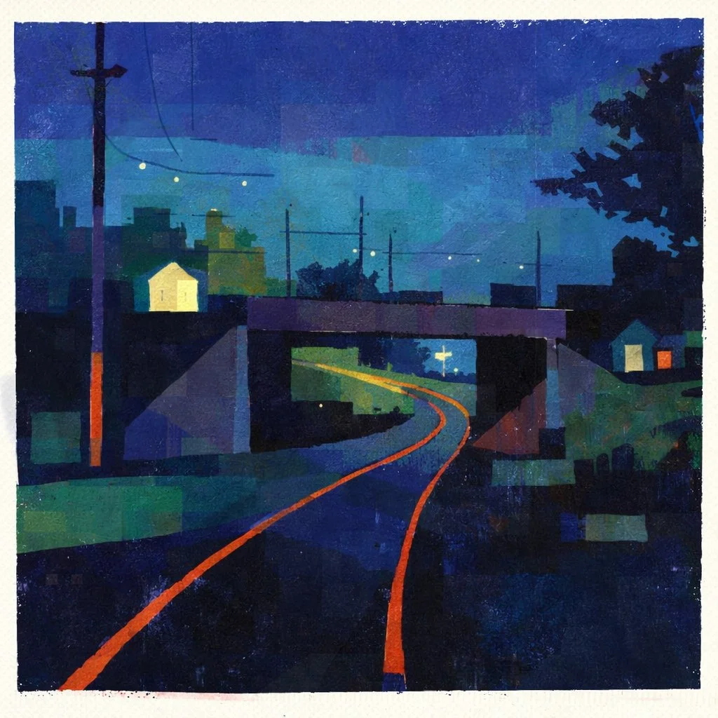 Passage to Somewhere Else (2025) — Mixed media work