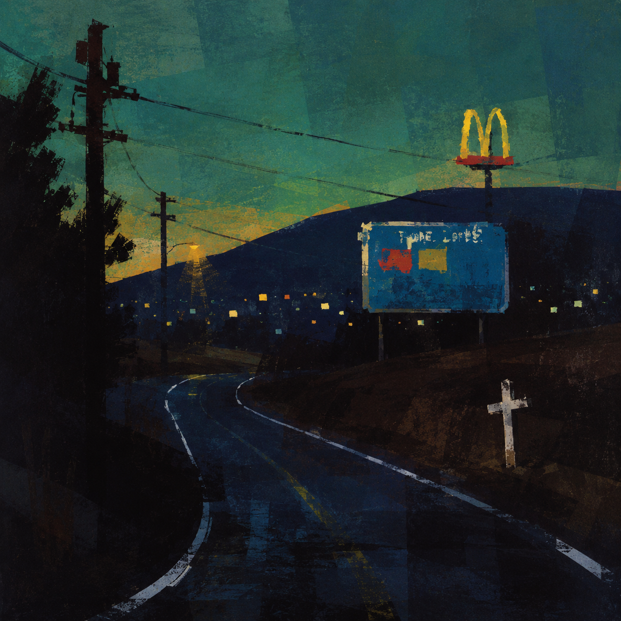 The Last Exit (2026) — Mixed media work