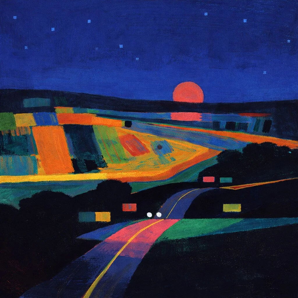 The Long Way Home (2025) — Mixed media work