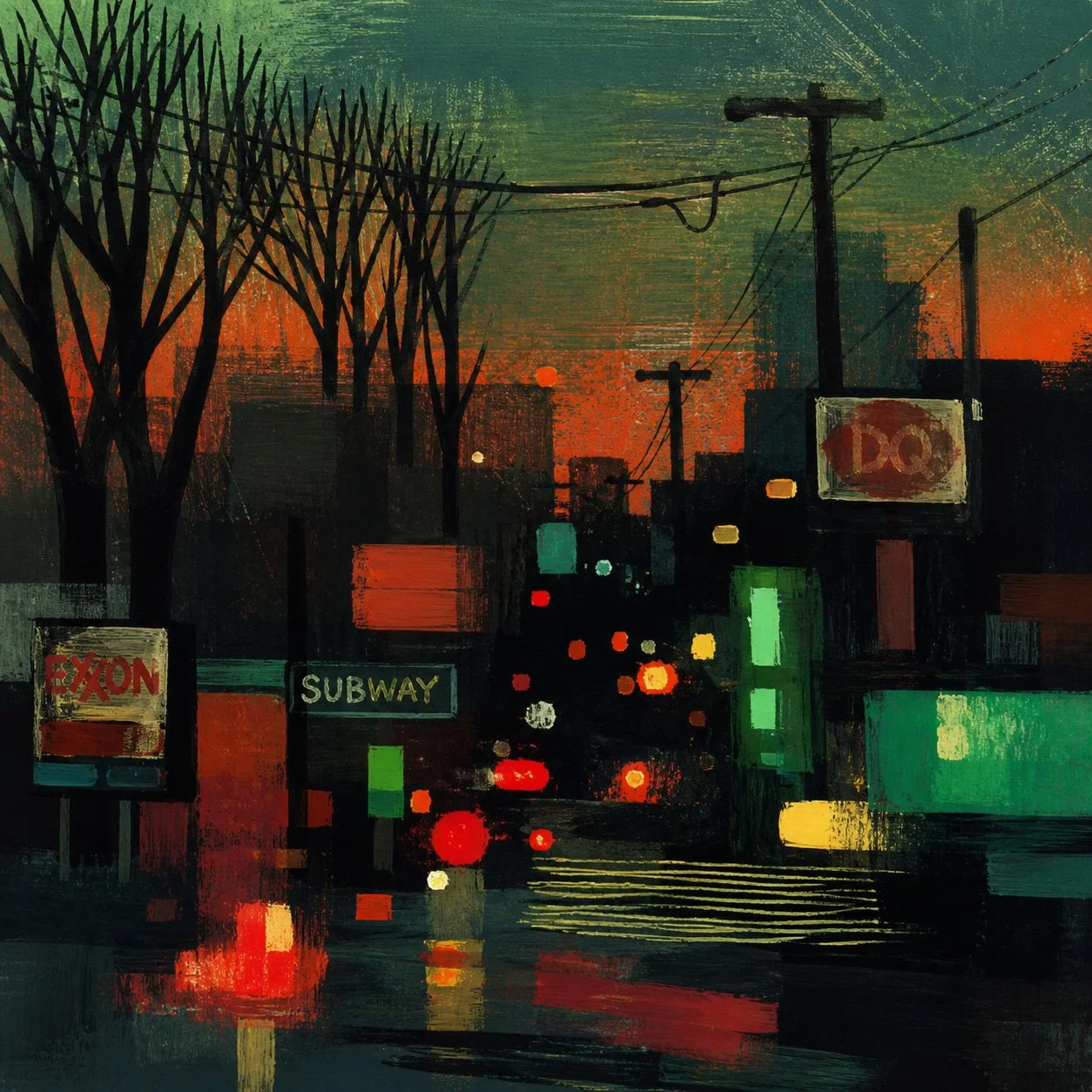 

Winter Electric (2026) — Mixed media work