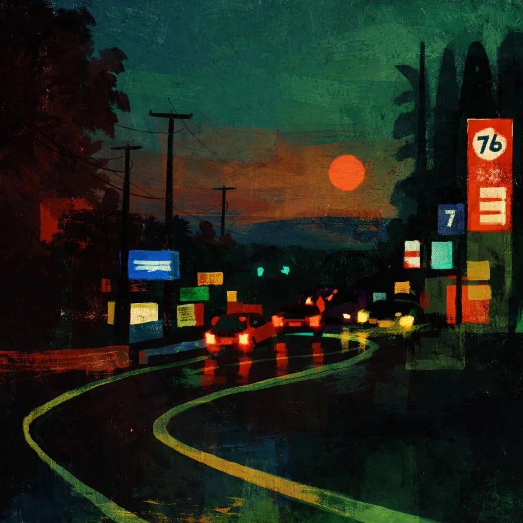 Amber Road (2026) — Mixed media work