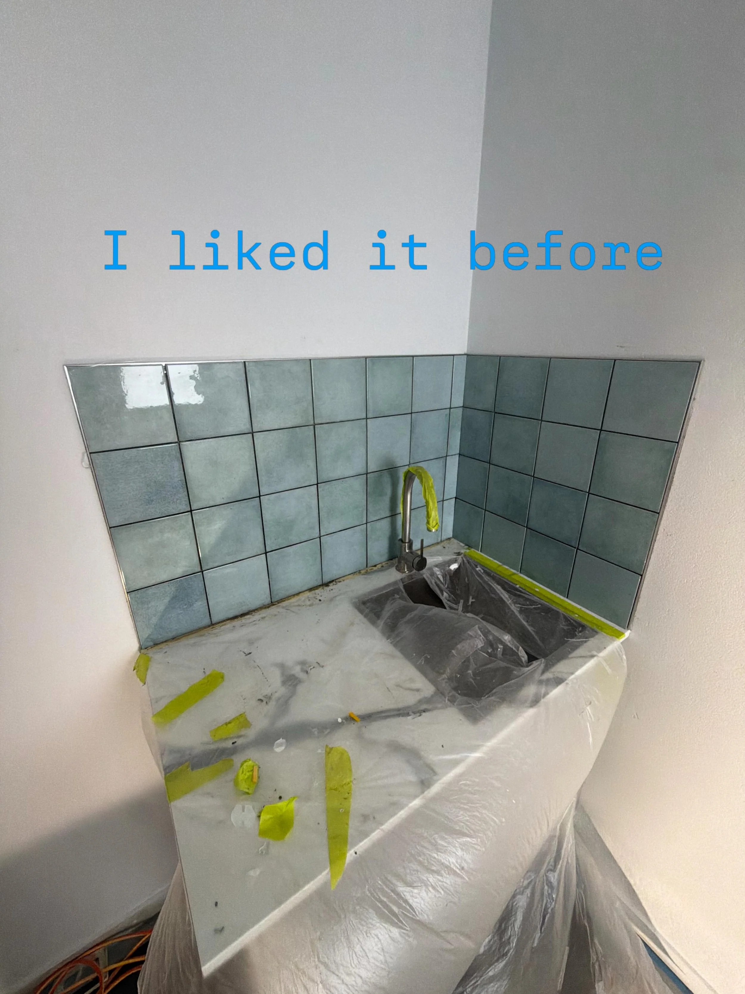 Love us a little bit of flair #renovation #tiles #cairns