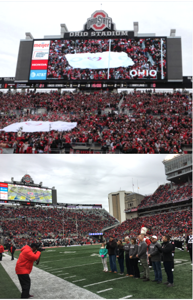 O-Heart-I-O campaign at Ohio Stadium