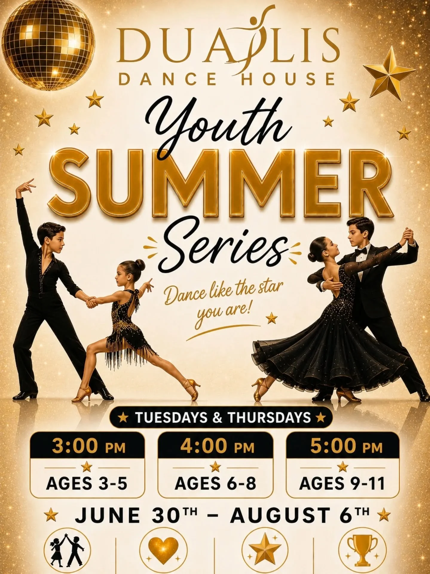 ☀️✨ SUMMER IS HERE&hellip; AND SO IS DANCE! ✨☀️

Our Youth Summer Series is off to a fantastic start, and we only have a few spots remaining in our Tuesday classes! 🎉

Looking for more flexibility? We still have plenty of availability on Thursdays, 