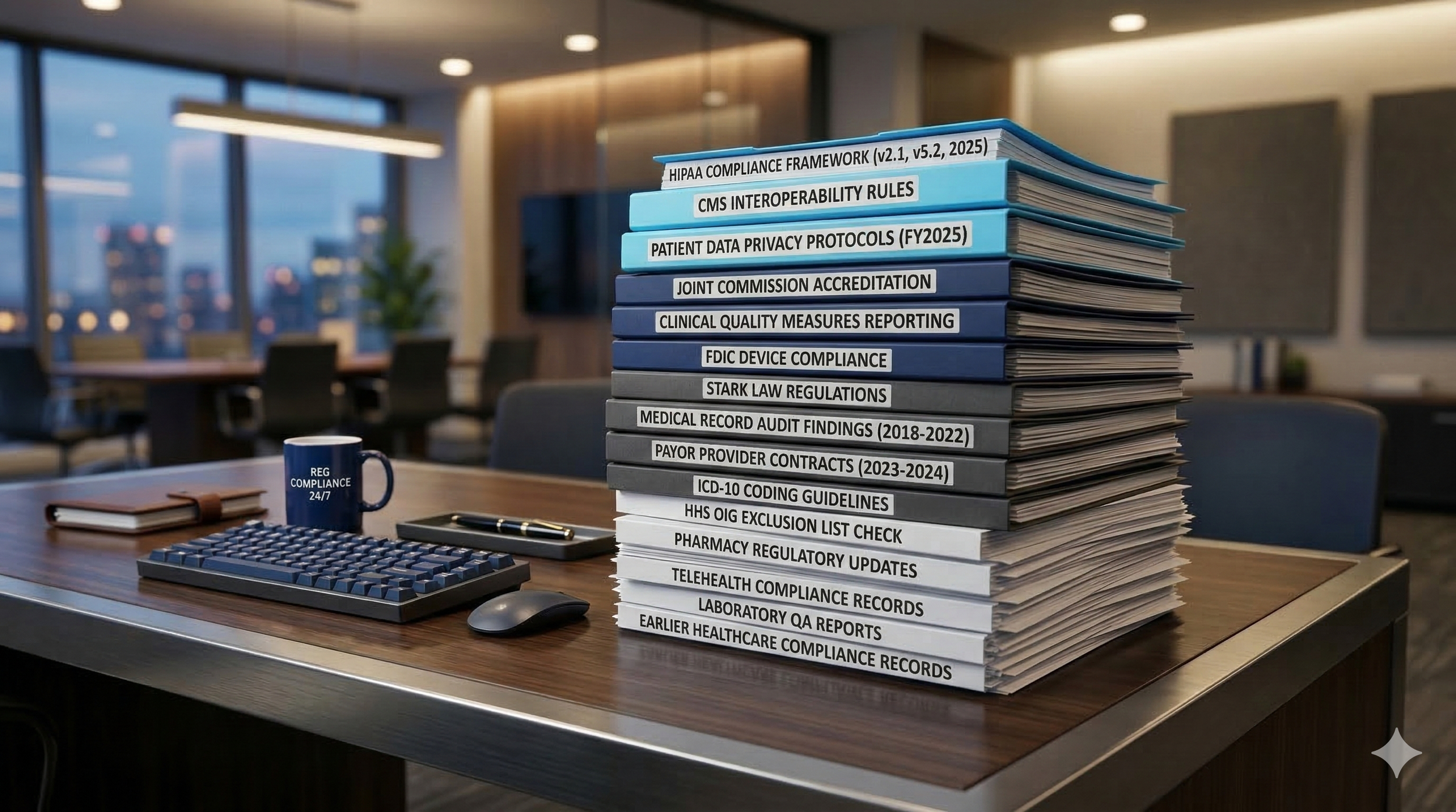 Stack of unimplemented software regulatory advisories and updates