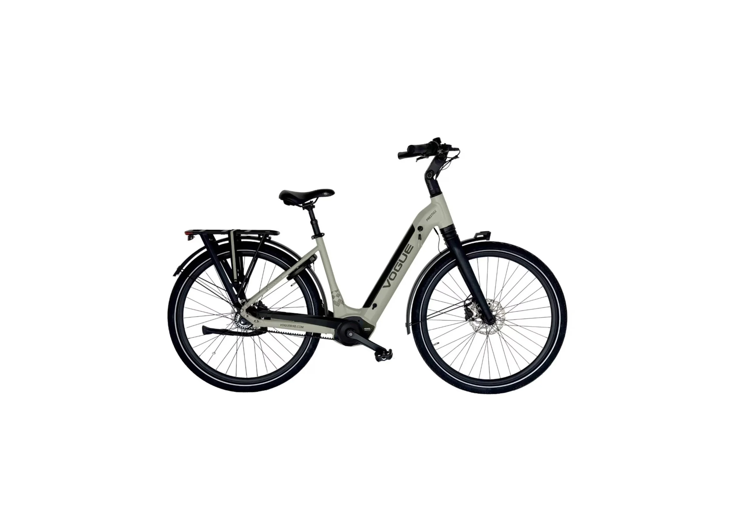 Vogue Prestige Grå elcykel Belt drive